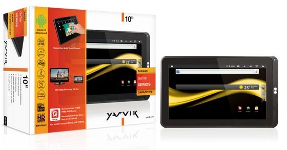 Yarvik tablety aktualizacja system android ice cream sandwich TAB460