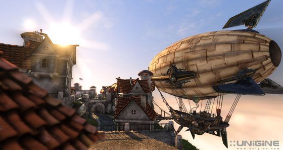 Unigine Heaven 4.0 benchmark zrzut ekranu