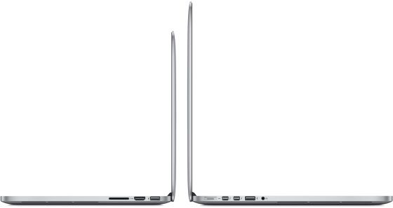 Apple MacBook Pro 13 i 15 widok bok