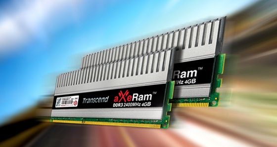 Transcend aXeRam pamięć DDR3 RAM grafika