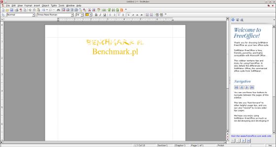 softmaker office freeoffice wygląd textmaker 2012 linux mageia 2