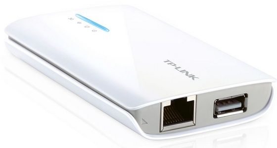 TP-Link TL-MR3040 router przód, porty