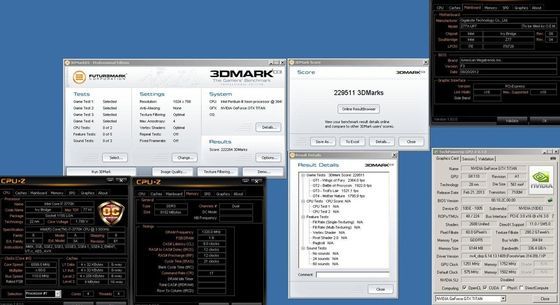 Gigabyte GeForce GTX Titan rekord podkręcanie TeamAU HiCookie 3DMark 2003