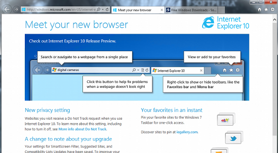 internet explorer 10 wygląd przeglądarka windows 7 pobierz