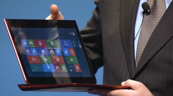 Intel Letexo Ultrabook slider otwarty open microsoft windows 8 system