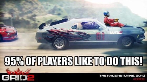 GRID 2 gra brak widoku z kokpitu kontrowersje
