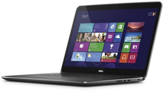 Dell XPS 15 laptop widok windows 8