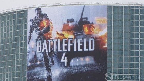 battlefield 4 gra banner targi e3