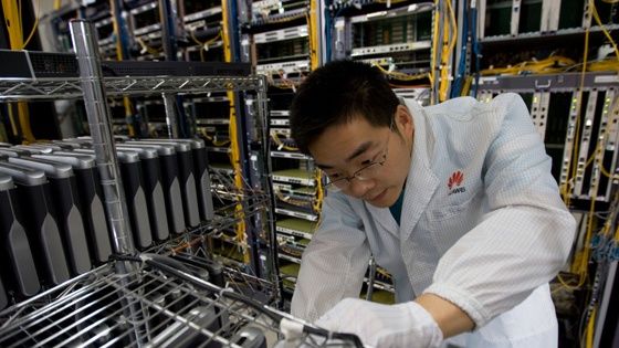 Huawei pracownik