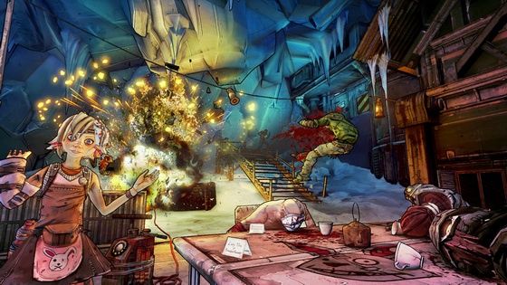 Borderlands 2 gra Tina Tea Party screen