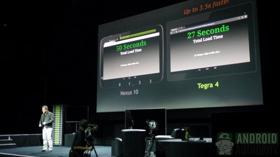 nvidia event prezentacja wydajność tegra 4