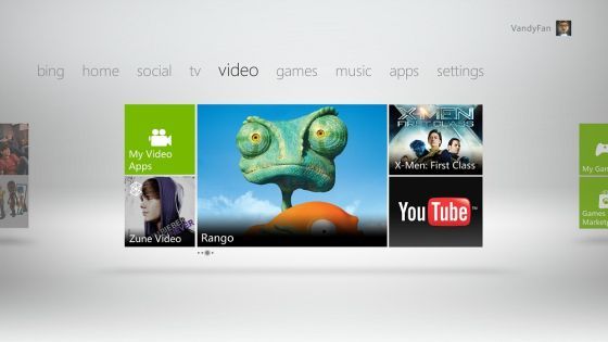 Nowy dashboard Xbox 360