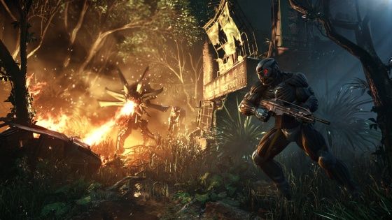 Crysis 3 gra ogień