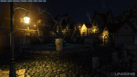 Unigine Heaven 4.0 benchmark aplikacja zrzut ekranu
