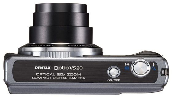 Pentax Optio VS20: widok z g&oacute;ry