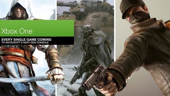 Xbox One lista gier screen
