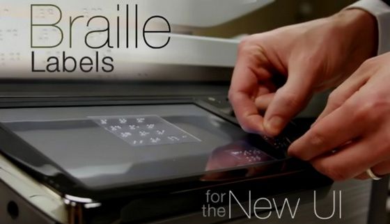 Sharp nakładki Braille