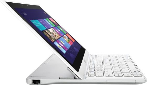 MSI S20 Slider 2 laptop hybrydowy widok bok