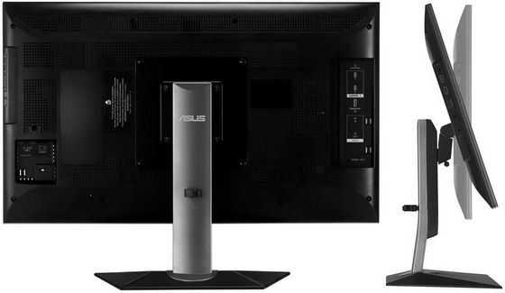 Asus PQ321 monitor tył bok