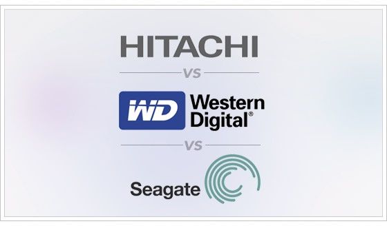 Hitachi vs Western Digital vs Seagate