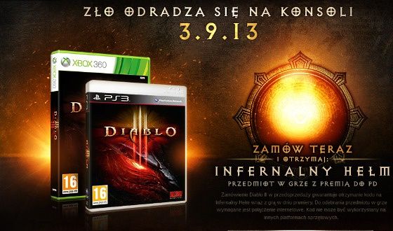 diablo iii premiera konsole xbox 360 playstation 3 wrzesień