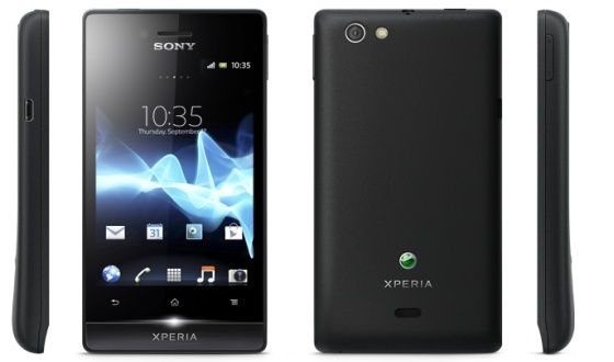 Sony Xperia miro smartfon specyfikacja