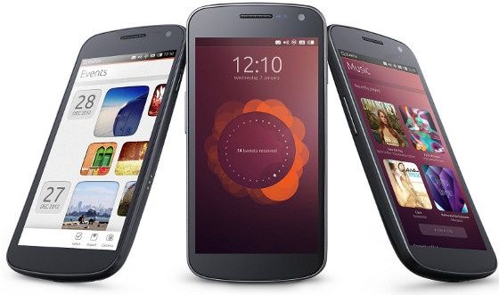 canonical ubuntu phone os wygląd smartfon przód