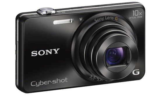 Sony Cyber-shot WX200 kompakt cyfrowy widok bok przód