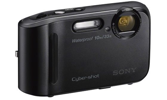 Sony Cyber-shot TF1 kompakt cyfrowy widok bok przód