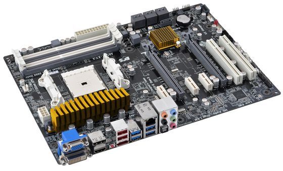 ECS A85F2-A Deluxe płyta gł&oacute;wna zdjęcie tylny panel