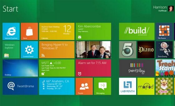 Windows 8 - menu start metro