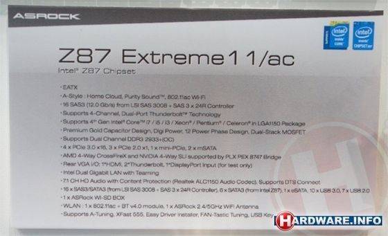 ASRock Z87 Extreme11/ac płyta główna specyfikacja