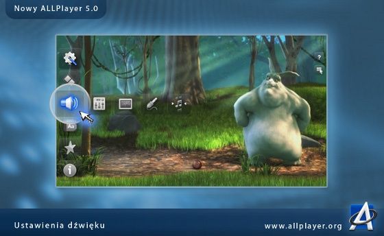 allplayer 5 wygląd ustawienia dźwięku