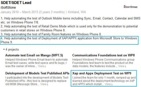 windows phone 9 prace ogłoszenie grupa