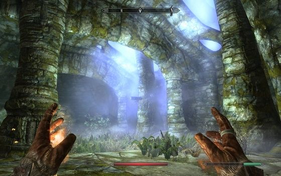 The Elder Scrolls V: Skyrim gra screen