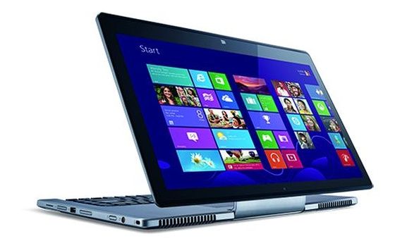 Acer Aspire R7 tryb wyświetlania widok