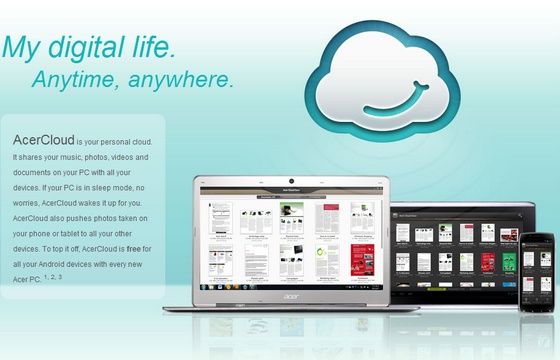 usługa Chmura AcerCloud