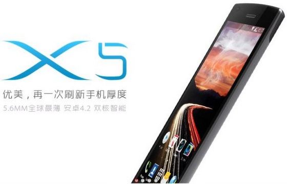 Umeox X5 smartfon najcieńszy