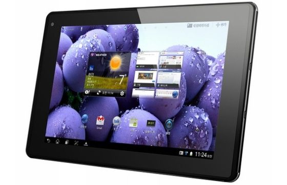 LG Optimus Pad LTE: widok z przodu