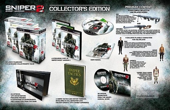 Sniper: Ghost Warrior 2 zawartość collectors edition