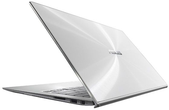 Asus Zenbook UX301 biały widok obudowa tył