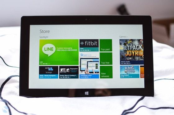 windows store wygląd sklep tablet 100 tysięcy aplikacji