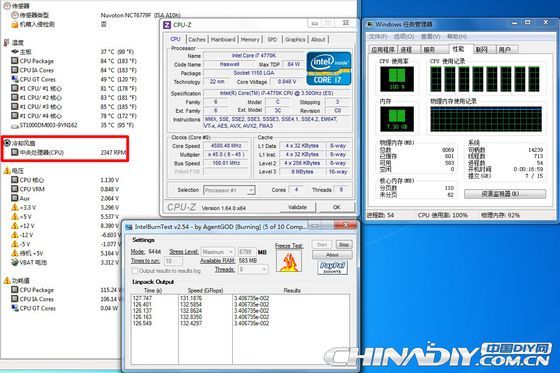 Intel Core i7 4770K procesor podkręcanie stabilne zrzut ekranu