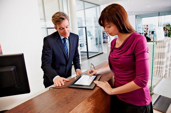 Wacom DTU-1031 tablet podpis
