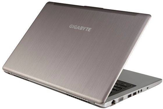 Gigabyte U2442 ultrabook tył