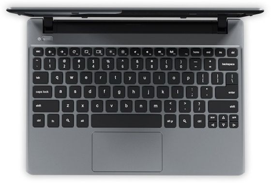 Acer C7 Chromebook klawiatura widok