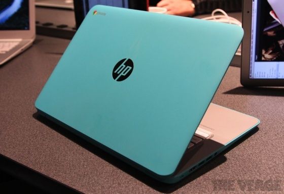 HP Chromebook 14 widok obudowa tył