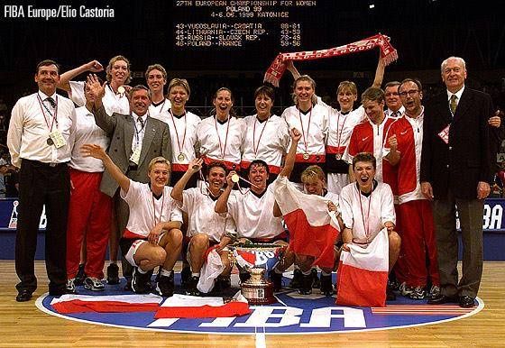 Mistrzostwa Europy 1999. Polki zostały mistrzyniami Europy (fot. FIBA)
