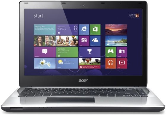 Acer Aspire E1 laptop widok przód Windows 8