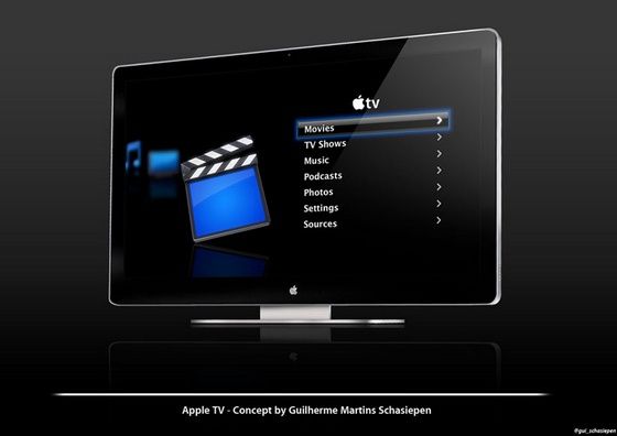Apple iTV: concept - TV i menu